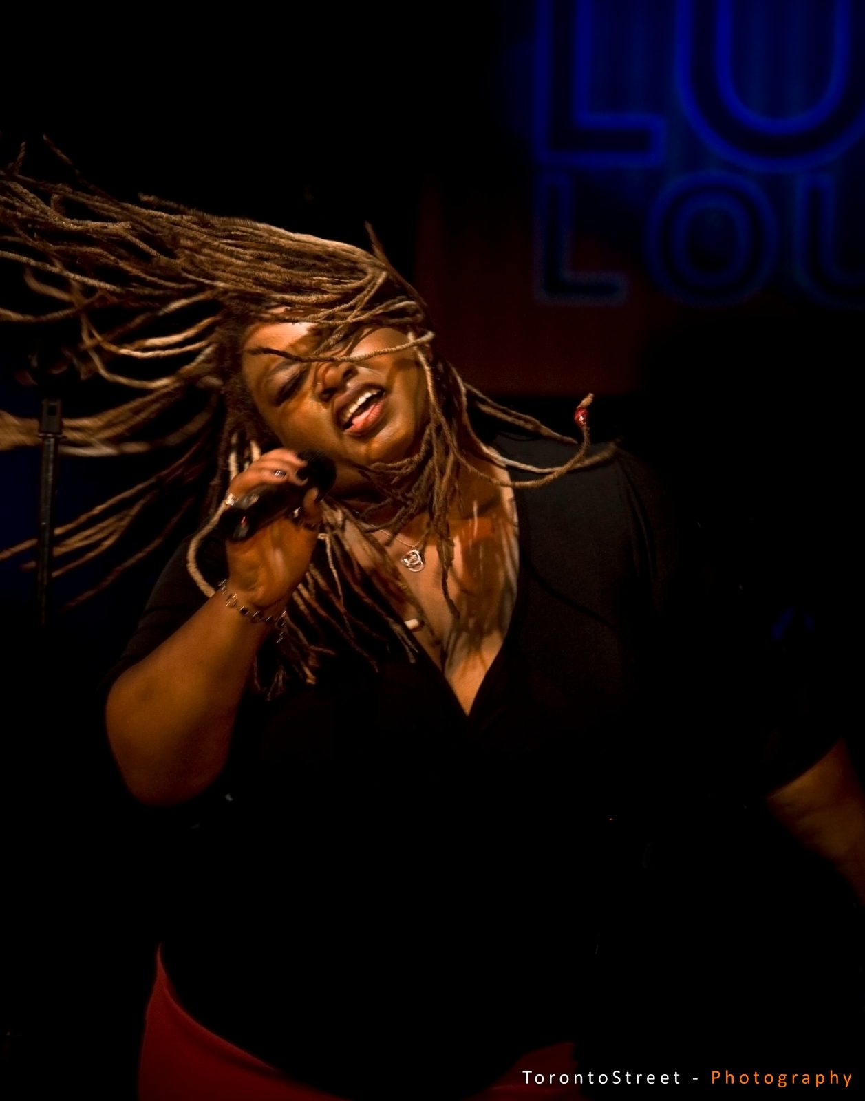 Carolyn T performing live